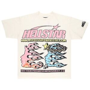 Hellstar 1996 Graphic T Shirt White Mens Size Large New With Tags